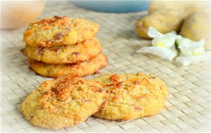 Cookies De Queso, Patata Y Cebolla 
