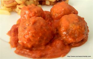 Tomate Frito. Álbondigas Con Tomate
