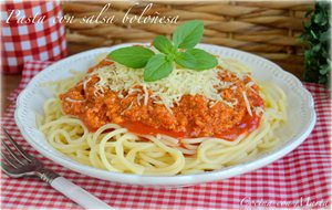 Pasta Con Salsa Boloñesa, Con Y Sin Thermomix
