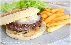 Hamburguesa De Buey Con Queso De Cabra
