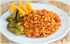 Migas Caeras Con Chorizo
