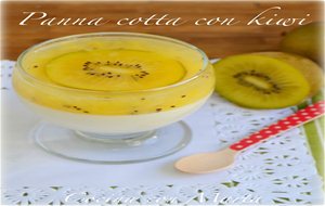 Receta Saludable Con Zespri Sungold, Panacota Ligera Con Kiwi (panna Cotta)
