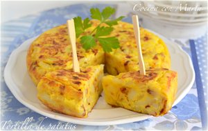 Tortilla De Patatas Con Ajo
