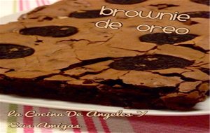 Brownie De Galletas Oreo
