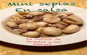 Minisepias En Salsa
