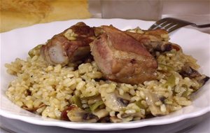 Arroz Integral Con Verduras Y Carne