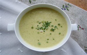 Crema De Puerro Y Calabacín