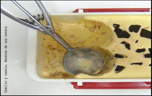 Helado De Vainilla Con Toffee
