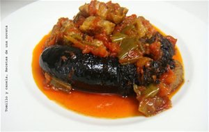 Fritadilla De Carne Magra Con Morcilla De Pueblo Y... Viva El Mojeteo!!
