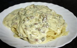 Espaguetis A La Carbonara
