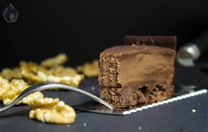 Brownie Y Crema De Chocolate Con Baño "sacher"
