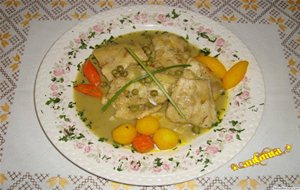 Bacalao En Salsa De Pimientos   
