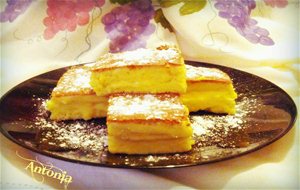 Bizcocho De Saboya Con Crema Pastelera (*)
