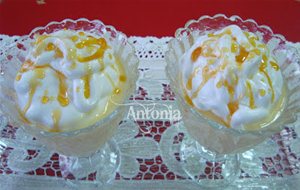 Crema De Vainilla Con Merengue 
