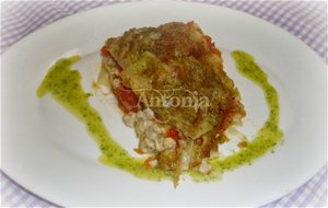 Lasaña De Pollo Con Perejilada 
