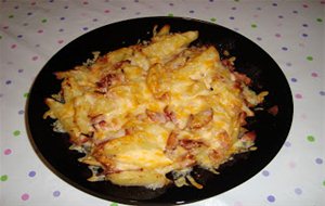 Patatas Gratinadas Con Bacón    
