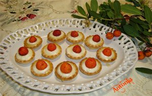  Tartaletas Con Crema De Yogur Y Chocolate 
