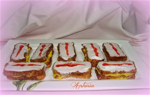 Torrijas Con Crema de Fresas