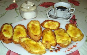 Torrijas Con Crema Catalana 
