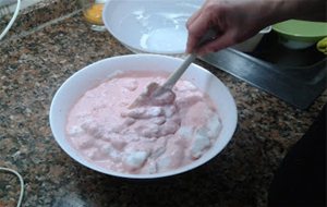 Mousse De Fresas Con Nata
