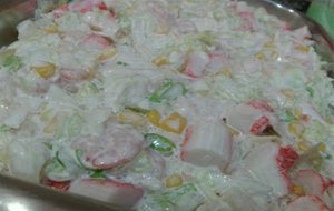 Ensalada De Piña Con Frutos Del Mar
