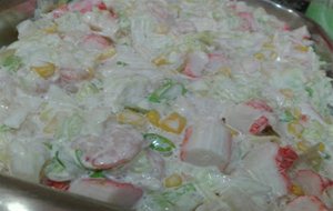 Ensalada De Piña Con Frutos Del Mar
