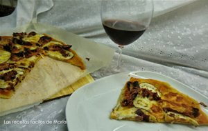 Pizza De Tomates Secos Y Berenjena
