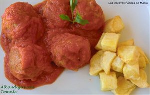 Albondigas Con Tomate, Receta Fácil
