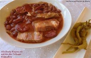 Alubias Rojas Al Estilo De Tolosa- Receta Rápida
