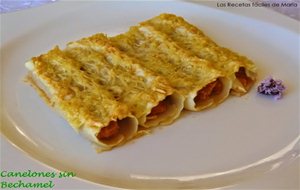 Canelones Sin Bechamel, Receta Light
