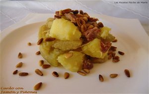Cardo Con Jamón Y Piñones
