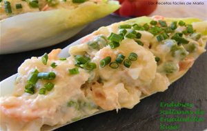 Endibias Rellenas De Ensaladilla Rusa
