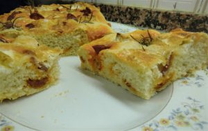 Focaccia De Queso Rulo Y Chorizo Casero
