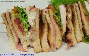 Sandwich Club Tipo Vips
