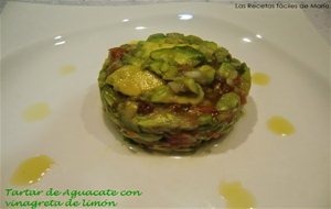 Tartar De Aguacate Con Vinagreta De Limón
