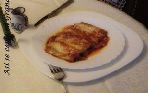 Canelones De Carne
