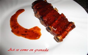 Costillas En Salsa Barbacoa
