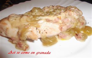 Pechuga De Pollo Con Salsa De Uvas {reto Color Y Sabor De Temporada}
