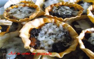 Tartaletas De Morcilla
