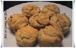 Muffins De Jamón Con Queso {reto Asaltablogs Invisible (especial Navidad)}
