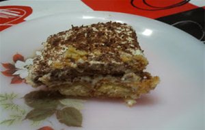 Tiramisú Con Bizcocho King De Galletas Coral.