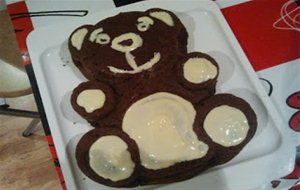 Bizcocho De Chocolate "oso Panda".