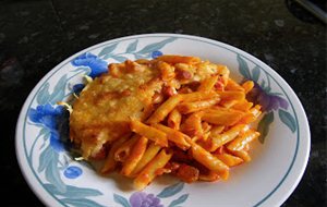 Macarrones Con Jamón Serrano.