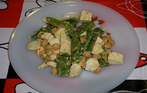 Ensalada De Judías Y Garbanzos.