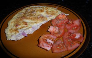 Tortilla De Atún Y Jamón De York.