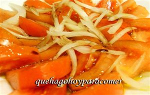 Ensalada De Tomate Y Cebolla
