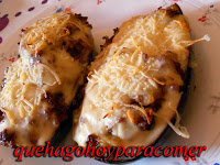 Berenjenas Rellenas De Bechamel Y Carne
