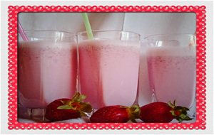 Batido De Fresas Naturales
