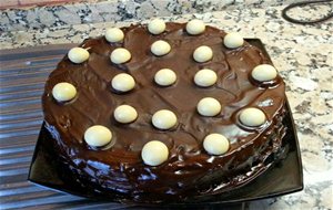 Tarta De Galletas, Chocolate Y Natillas De Emi
