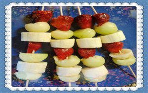 Brochetas De Frutas
